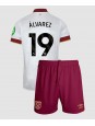 West Ham United Edson Alvarez #19 Kolmaspaita Lasten 2024-25 Lyhythihainen (+ shortsit)